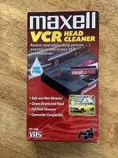 Maxell VHS VP-200 VCR Head Cleaner Tape