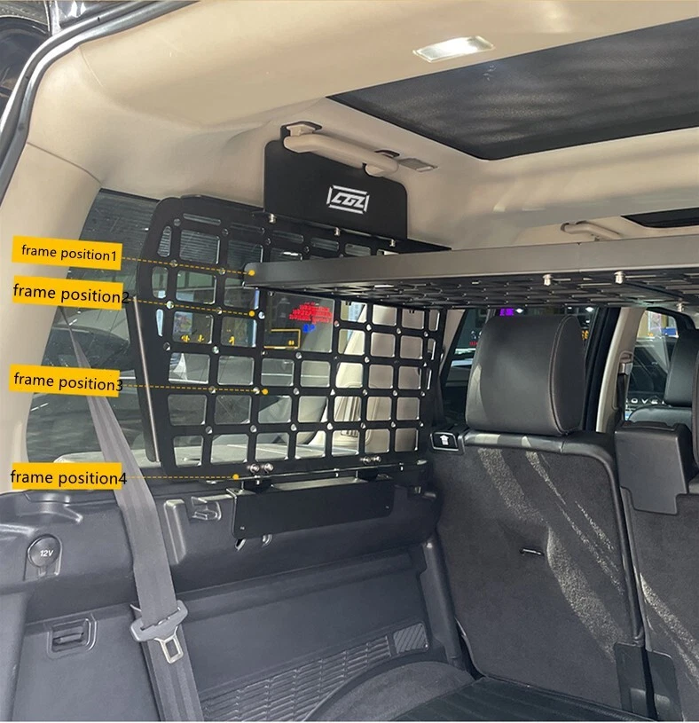 Estante de almacenamiento modular Molle panel estante trasero para Land Rover Discovery 3/4 2004-2016 Foto 3 de 4