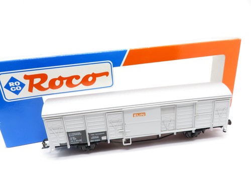 315HO /2 - Roco HO 46446 (?) - ged. Güterwagen ELIN weiß der ÖBB - top in VP | Zustand: Gebraucht