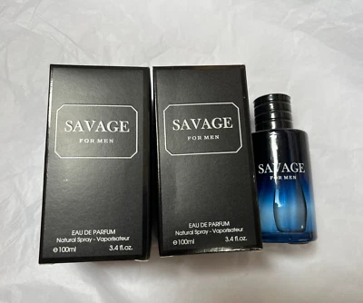 FRAGRANCE COUTURE 2 x Savage For Men’s Perfume Eau De Parfum Spray 100ml Aftershave Gift For Him