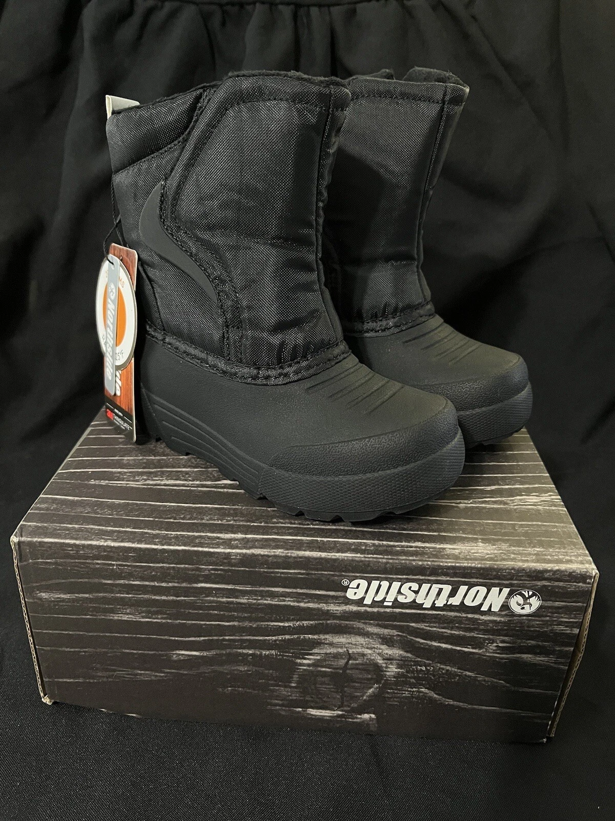 New With Tags Northside Flurrie Polar Toddler Size 6 Snow Boots Black NWT