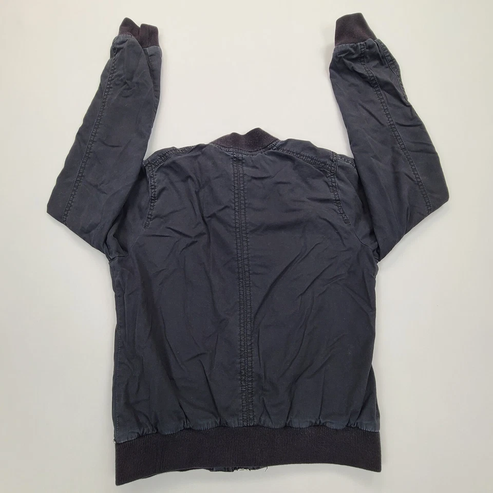 Hollister Jacket Girls Small Black Zip Comfort Casual Outdoors Stylish Teen Kids - Image 2 of 4
