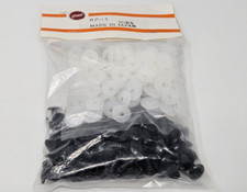 Bulk Vintage Zims 13mm Oval Black Comic Plastic Safety Eyes Amigurumi Craft Doll