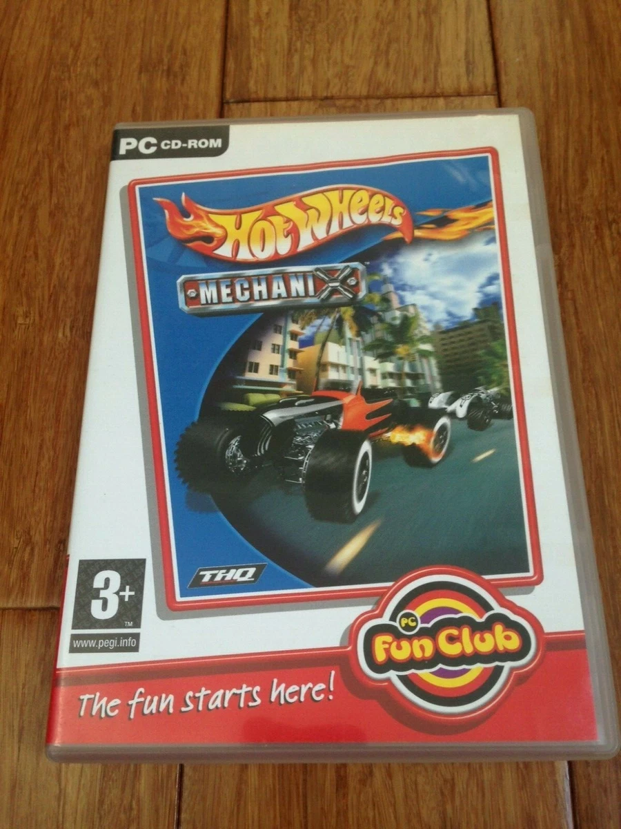 HOT WHEELS MECHANIX PC CD ROM Game PC Fun Club RARE