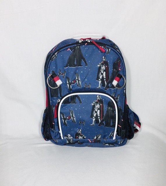 Pottery Barn Kids Blue Star Wars The First Order Small Backpack NWT eBay