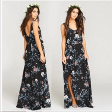 Show Me Your Mumu Kendall Blue Floral Dress XS