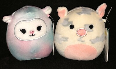 Squishmallows 4'' INCH EASTER 2022 LOT OF 2 ROSIE & ARABELLA NWT