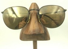 Vintage Calvin Klein CK310 574 Antique Gold Metal Oval Sunglasses FRAMES ONLY