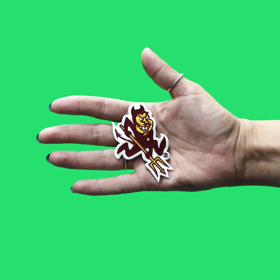 Arizona State Sun Devils Mascot "Sparky" Logo Iron On Patch - Image 2 of 2
