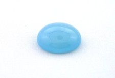 16.60 Carat 18mm Natural Round Blue Chalcedony Cab Cabochon Gem Gemstone EBS8513