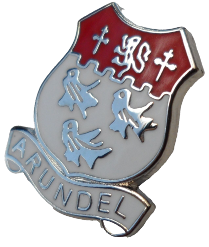 Arundel Town West Sussex County Wappen kleines Pin-Abzeichen - Bild 1 von 1