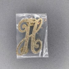 'H' Letter 2" New Lapel Hat Jacket Pin