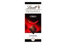 3x genuine LINDT Excellence Chili 48 Cocoa    fine dark chocolate   TRACKED