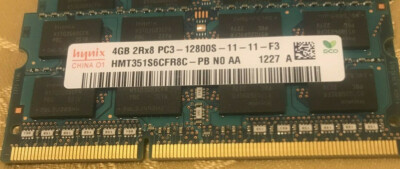 Hynix 4GB 2Rx8 PC3-12800S-11-11-F3   HMT351S6CFR8C-PB