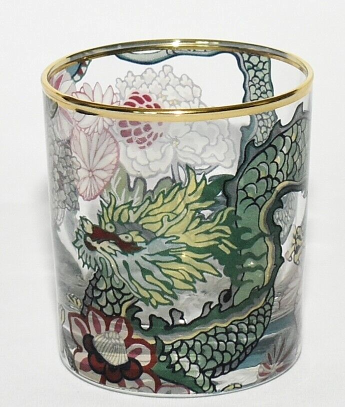 HTF Williams Sonoma 4 Schumacher Chiang Mai Dragon Double OldFashioned Glasses eBay