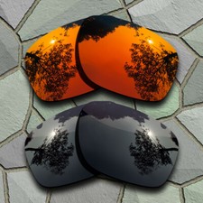 Red Orange Grey Black Polarized Lenses Replacement for-Oakley Crossrange Patch