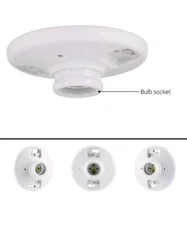 UltraPro Porcelain Lampholder, Medium Base,Indoor Lighting,Mount on 3-1/4” or 4"