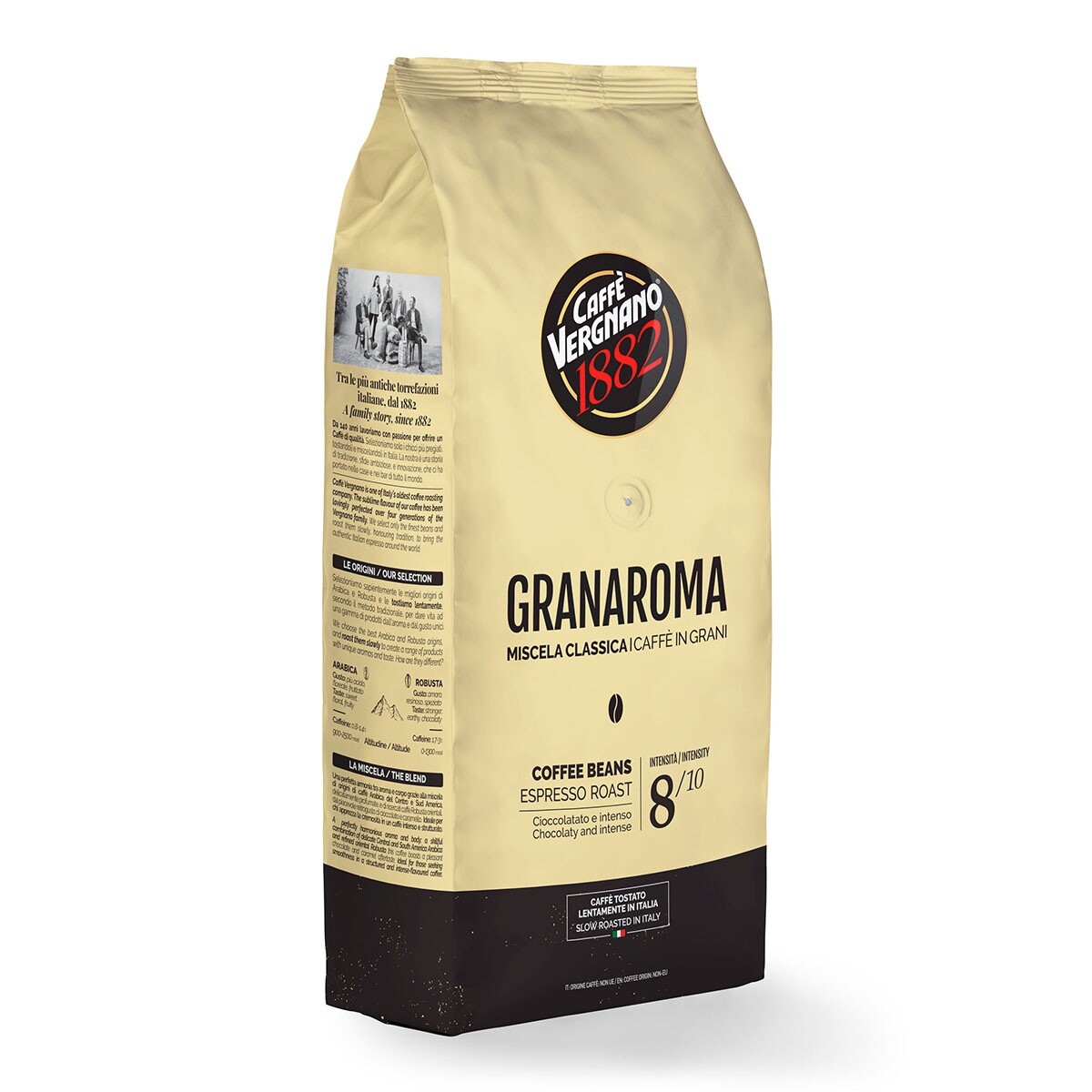 Caffè Vergnano 1882 Gran Aroma Coffee Beans 1kg