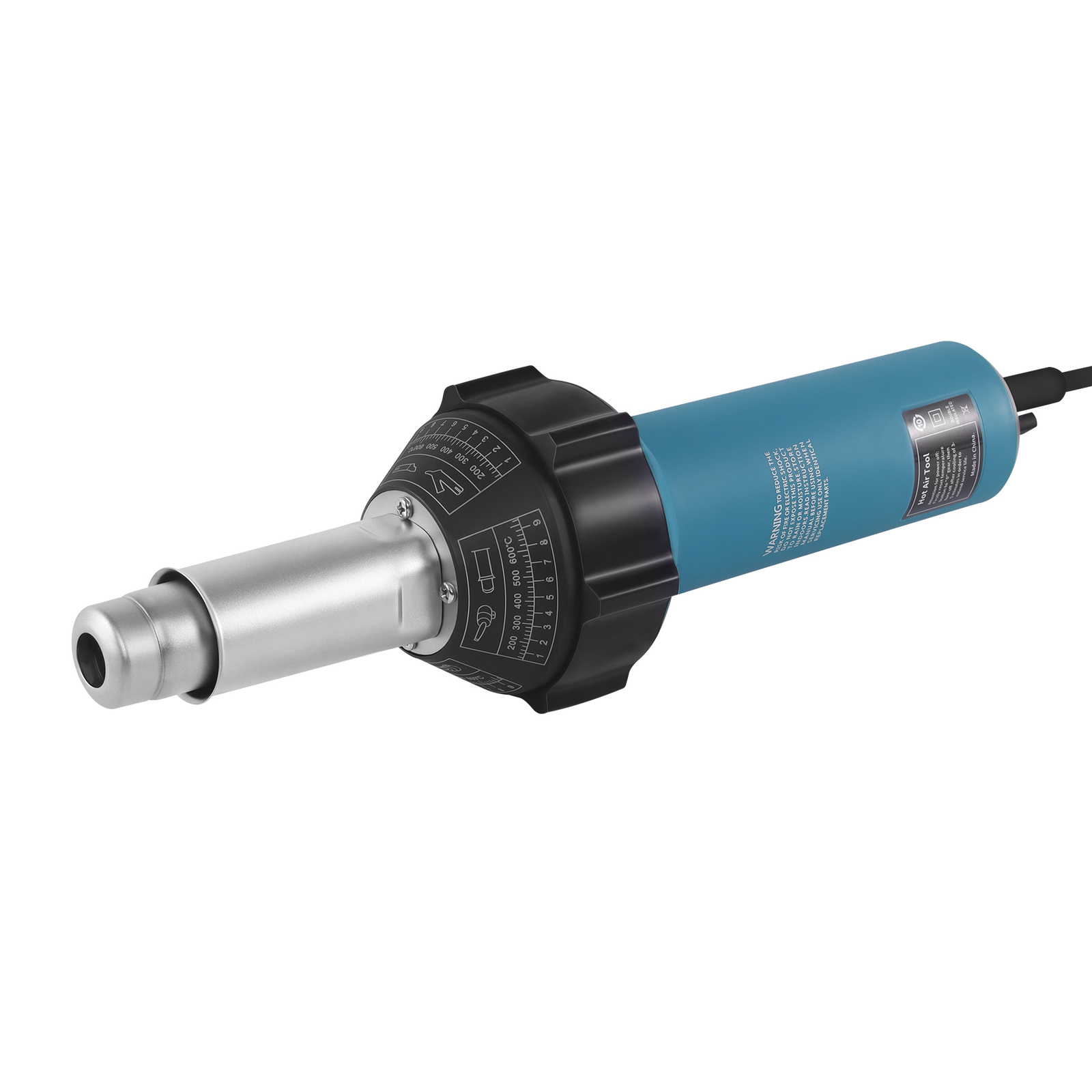 1600W Hot Air Plastic Welding Gun Kit with Toolbox, PVC Heating Torch Gun Welder