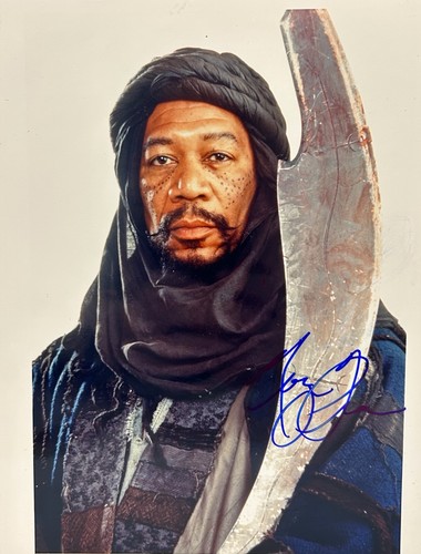 MORGAN FREEMAN Signed Autographed 8X10 Robin Hood Photo JSA LOA