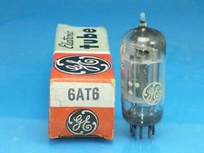 GE 6AT6 VACUUM TUBE SINGLE 1 PCS ABSOLUTELY N...