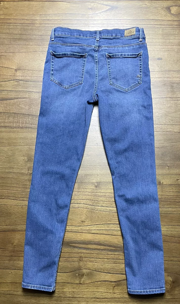 Jordache Girls Jeans Size 16 Blue Super Skinny Stretch Denim Cotton Blend