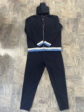 HUGO BOSS Men Navy and Blue Tracksuit 2 Piece Set Jacket 2xl  Pants Large