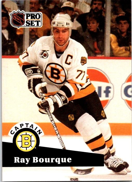 1991-92 Pro Set French Ray Bourque #567 Boston Bruins