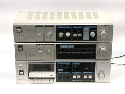 Vintage Sanyo System 220 JA-220 JT-220 RD-220 Stereo Set