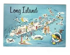Long Island vacation paradise vintage postcard unposted