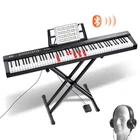 88 Key Digital Piano Keyboard Semi Weighted Electric Portable with Stand