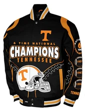 Tennessee Volunteers Franchise Club Commemorative Twill Jacket - Black