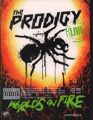 PRODIGY LIVE WORLD'S ON FIRE CD/DVD 17 Titel CD mit DVD - versiegelt hat Elterna