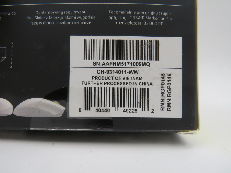 Corsair Scimitar Elite Wireless SE MMO Gaming Mouse NEW SEALED - Image 3 of 3