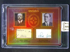 2025 Eternal Revelation Theodore Roosevelt Franklin Roosevelt History Relic /99