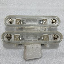 Mercedes Benz W124 W201 W202 Kennzeichenleuchte 124 820 02 56 Paar NOS ORIGINAL