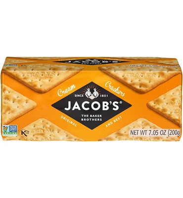 Jacob's Cream Crackers, 7.05 oz (Pack of 4)   Crisp & Delicious Snack