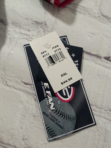 Mens 2XL True Fans MLB Boston Red Sox Fashion Jersey Button Down - NEW - Picture 12 of 14