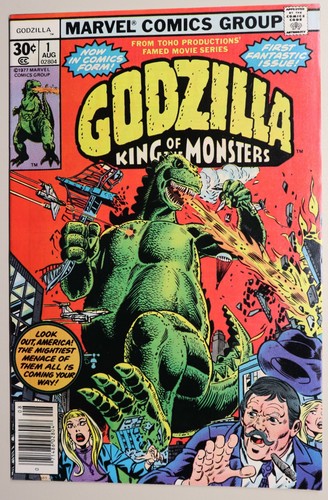 Vintage Collectible Marvel Comics Godzilla Comic Book #1 First Fantastic Issue