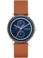 Skagen SKW6943 Herrenuhr Edelstahl Signature Braun
