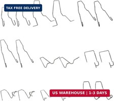 18PCS Bulb Retaining Spring Clips for H1/H3/H4/H7, Car Headlight Clamp Retainer