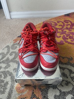 Nike Dunk Low Off-White University Red/Wolf Grey CT0856-600 2019 Sneaker