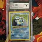 CGC 7 Blastoise #2/102 1999 Pokemon Base Set Unlimited NM Holo Rare Card