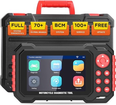 Motorrad-Diagnosegerät OBDII Codeleser Scanner für Honda Kawasaki Yamaha Harley