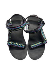 Sandalias de plataforma Teva para mujer multicolores con tiras punta abierta talla 7 #353B