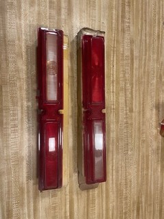 Nos 1966 Biscayne Impala Rt/LT Tail Light Lens (Pair )Tmc 1025/1026 GLO brite