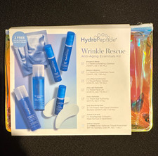 HydroPeptide Wrinkle Rescue Anti-Aging Travel Set SPF 30 retail value $145