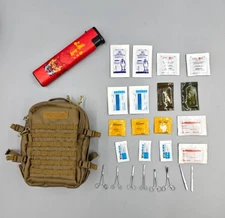 DMS009 1/6 Scale Backpack Model for12''Red Sea Operation Medical Soldier