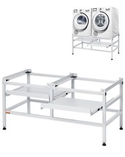 VEVOR Washing Machine Stand Pedestal 48.5x25 Inch 590LB with Double Tray