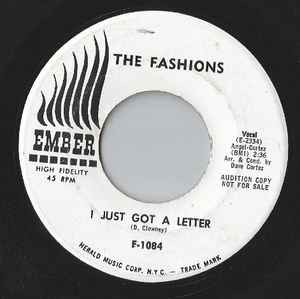 The Fashions - I Just Got A Letter / Try My Love, 7'', (Vinyl)